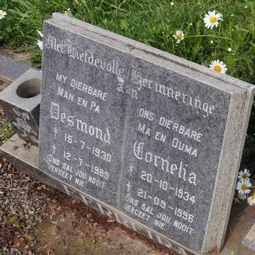 FERREIRA Desmond 1930-1989 &amp; Cornelia 1934-1996