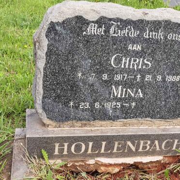 HOLLENBACH Chris 1917-1988 &amp; Mina 1925-