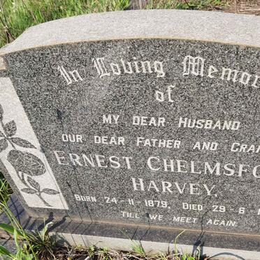 HARVEY Ernest Chelmsford 1879-1970