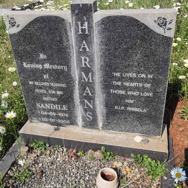 HARMANS Sandile 1974-2008