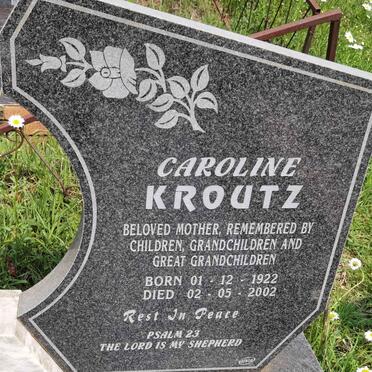 KROUTZ Caroline 1922-2002