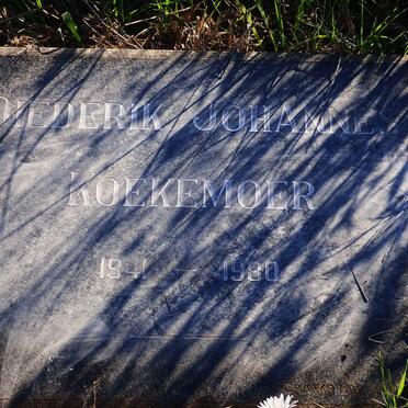 KOEKEMOER Diederik Johannes 1941-1980