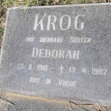 KROG Deborah 1910-1982