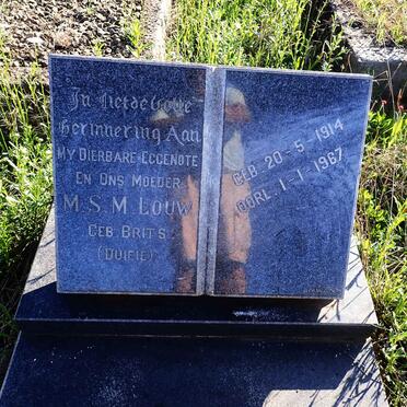 LOUW M.S.M. nee BRITS 1914-1967