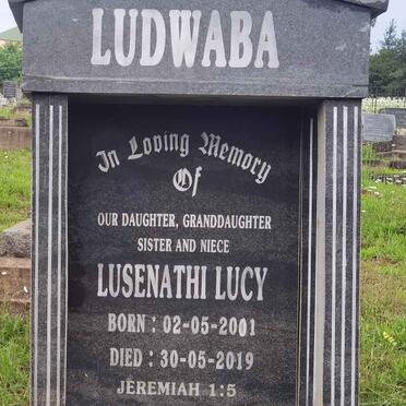 LUDWABA Lusenathi Lucy 2001-2019