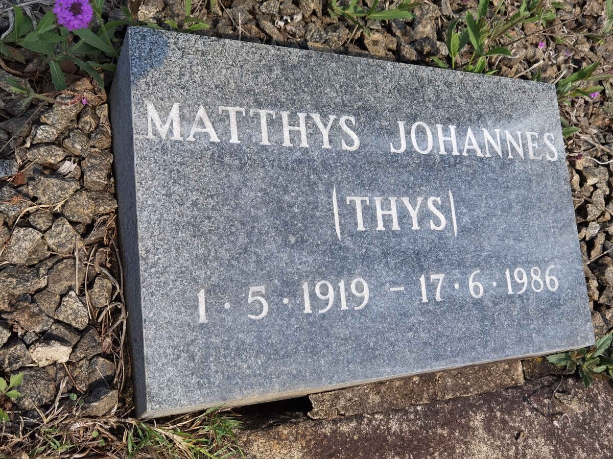 LOUWRENS Matthys Johannes 1919-1986