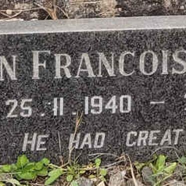 MALHERBE John Francois 1940-1981