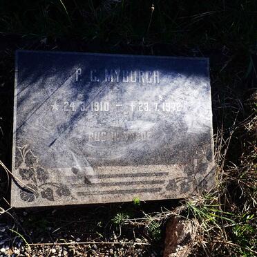 MYBURGH P.C. 1910-1972