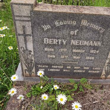 NEUMANN Berty 1924-1950