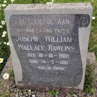 RAWLINS Joseph William Wallace 1900-1961