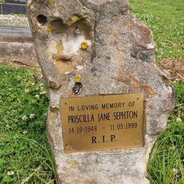 SEPHTON Priscilla Jane 1948-1999