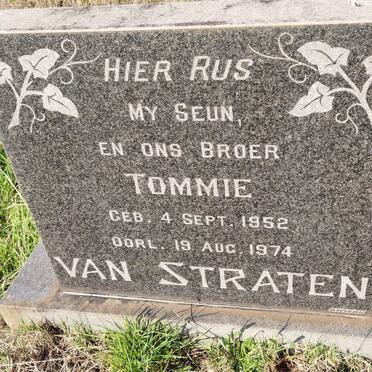 STRATEN Tommie, van 1952-1974