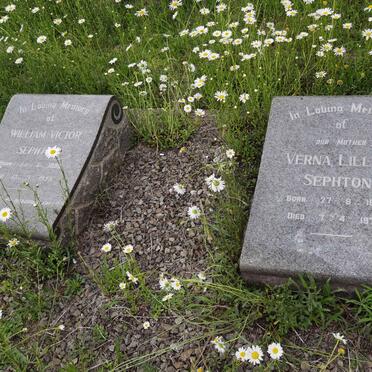 SEPTHON William Victor 1890-1958 &amp; Verna Lillian 1893-1972