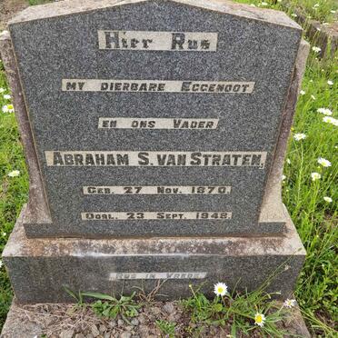 STRATEN Abraham S., van 1870-1948