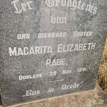 RABE Magarita Elizabeth -1941