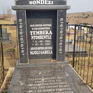 SONDEZI Tembeka Ntombentle 1954-1987