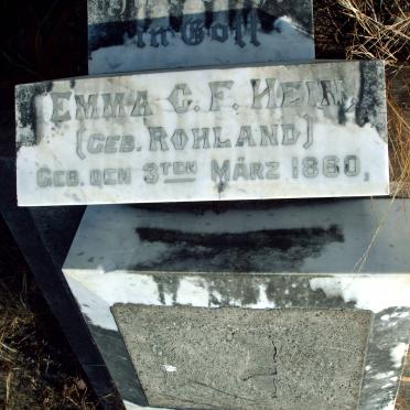 HEIN Emma C.F. nee ROHLAND 1860-