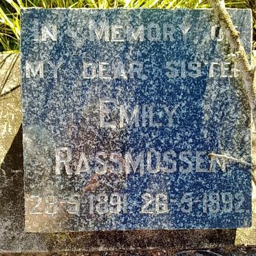 RASSMUSSEN Emily 1891-1892