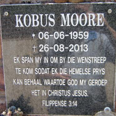 MOORE Kobus 1959-2013