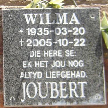 JOUBERT Wilma 1935-2005