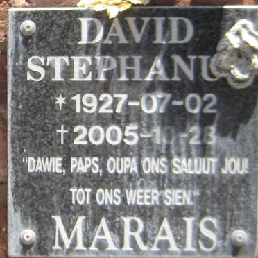 MARAIS David Stephanus 1927-2005