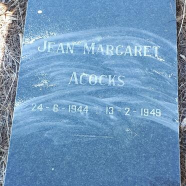 ACOCKS Jean Margaret 1944-1949