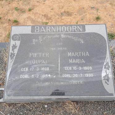 BARNHOORN Pieter 1908-1954 &amp; Martha Maria 1909-1999