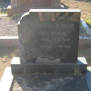 BURGER  Jacoba 1911-1973
