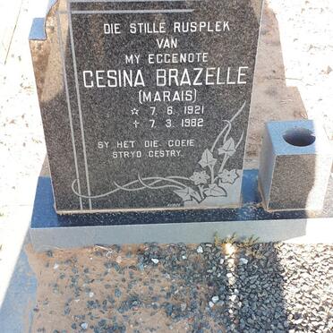 BRAZELLE Gesina nee MARAIS 1921-1982