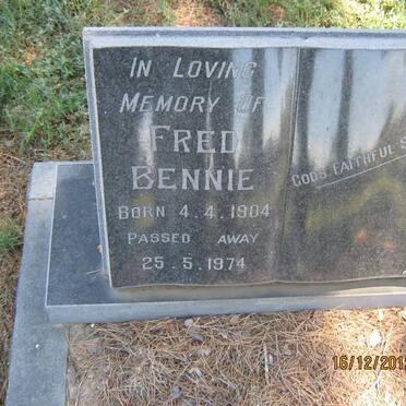 BENNIE Fred 1904-1974