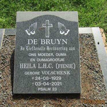 BRUYN Heila L.H.C., de nee VOLSCHENCK 1929-2021
