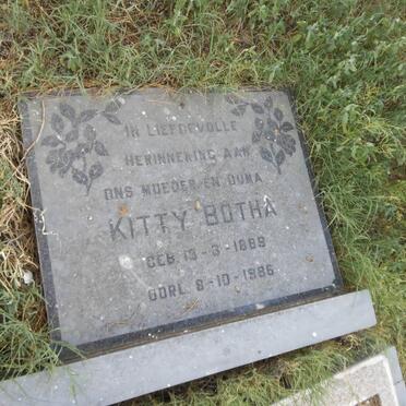 BOTHA Kitty 1889-1986