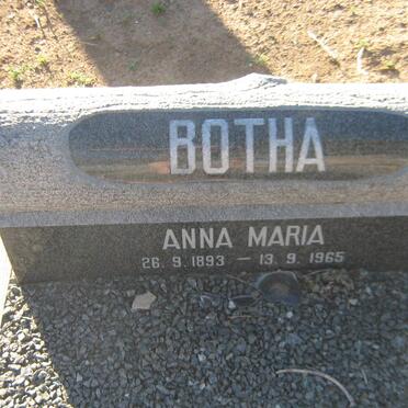 BOTHA Anna Maria 1893-1965