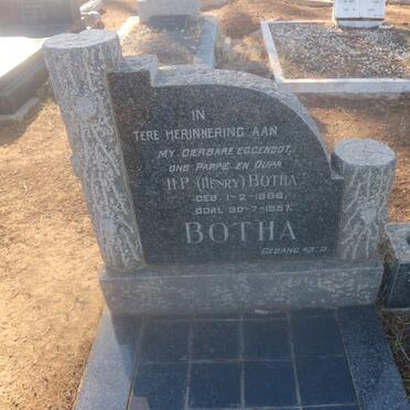 BOTHA H.P. 1888-1957