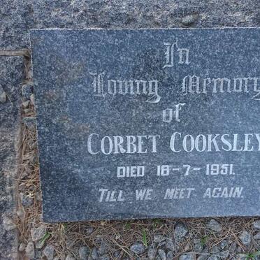 COOKSLEY Corbet -1951