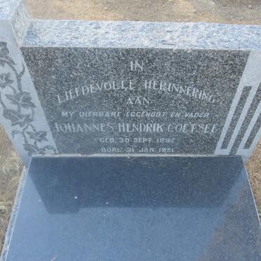 COETSEE Johannes Hendrik 1892-1951