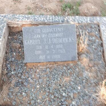 DIEDERICKS Gabriel J. J. 1882-1963