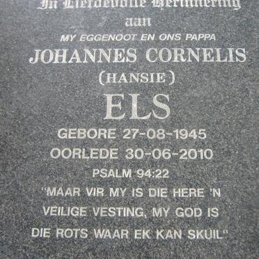 ELS Johannes Cornelis 1945-2010