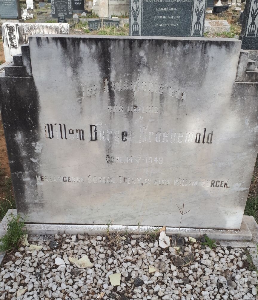 GROENEWALD Willem Burger -1948