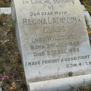 GLASS Regina Catherina nee WILCOCKS 1868-1956