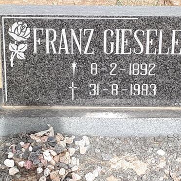 GIESELER Franz 1892-1983