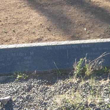 GROBLER Johannes Izak Frederick 1903-1961 &amp; Aletta Maria M. 1906-1984