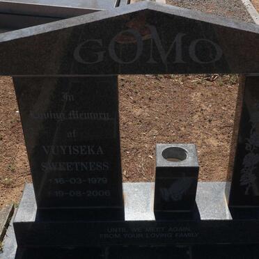 GOMO Vuyiseka Sweetness 1979-2006