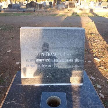 HAY John Francis 1893-1960