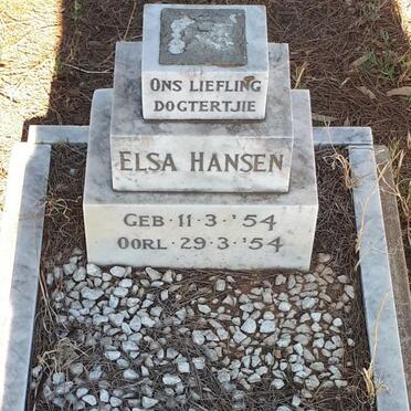 HANSEN Elsa 1954-1954