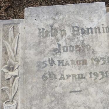 JOOSTE Helen Bennie 1931-1931