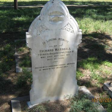 MARSHALL Richard -1911