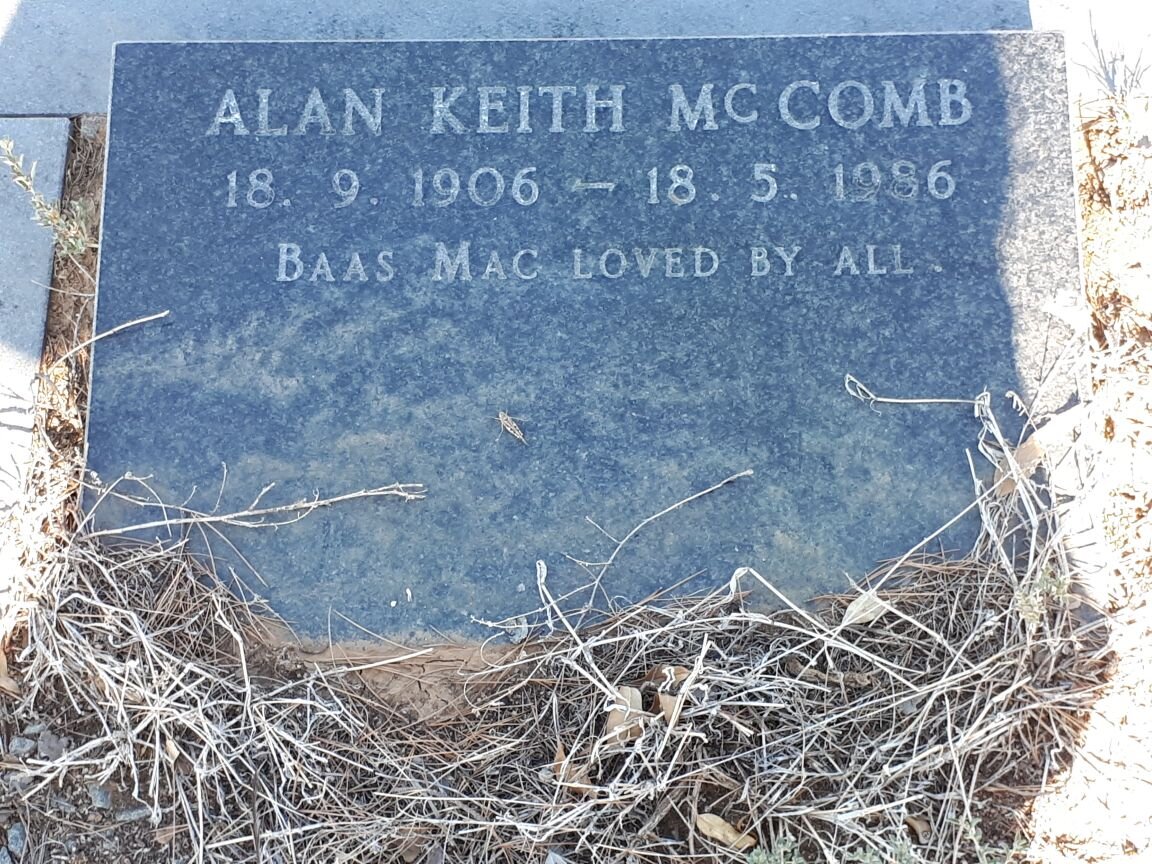 MCCOMB Allan Keith 1906-1986