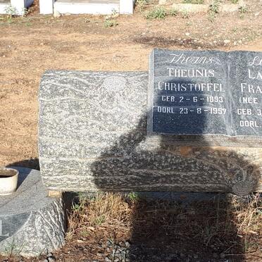 NEL Theunis Christoffel 1893-1957 &amp; Lacia Francina COETZEE 1905-1959