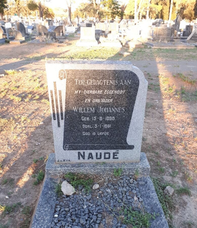 NAUDE Willem Johannes 1898-1961